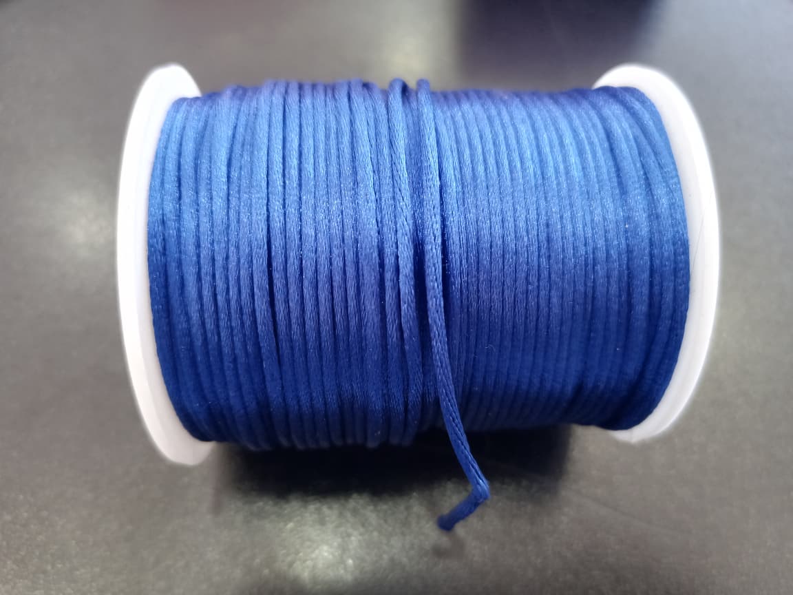 CORDON COLA DE RATA 2MM AZUL — MKS Mercería