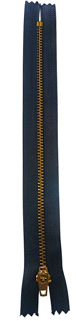 CIERRE BRONCE COLOR NEGRO 20CM — MKS Mercería